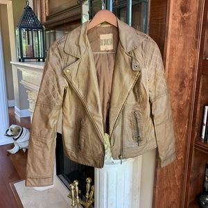 BB Dakota brown Faux leather jacket
